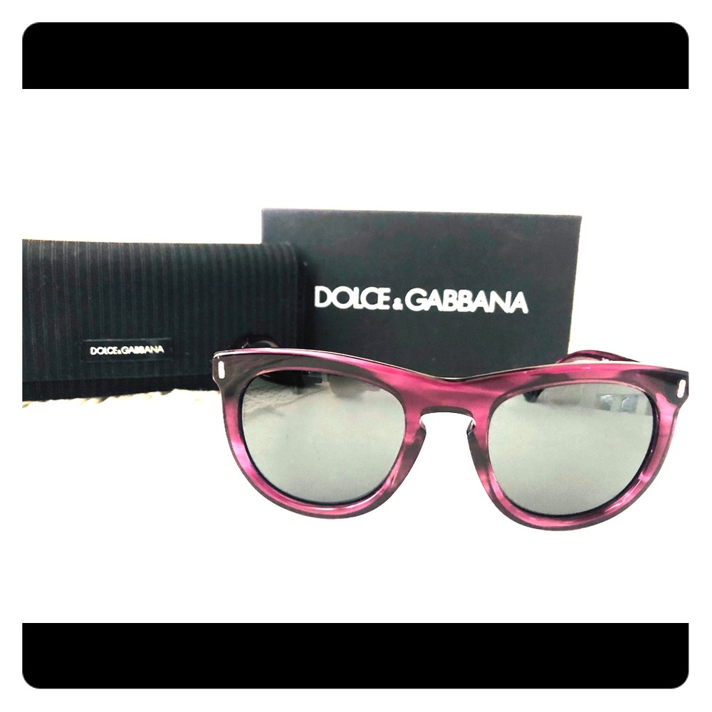 Dolce & Gabbana limited edition plum sunglasses